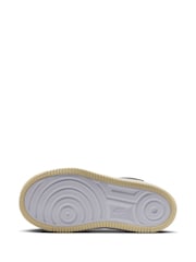 Nike White Natural Junior Air Force 1 Low Easy On Trainers - Image 4 of 9