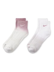 Nike Natural Everyday Plus Cushioned Ankle Socks 2 Pack - Image 3 of 5