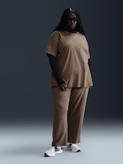 Nike Brown Curve Sportswear Essential T-Shirt - Image 1 of 11