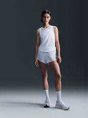 Nike White AeroSwift Dri-FIT ADV Running Singlet Vest - Image 1 of 5