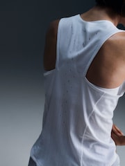 Nike White AeroSwift Dri-FIT ADV Running Singlet Vest - Image 5 of 5