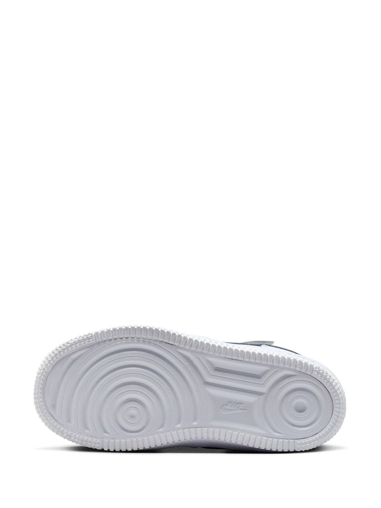 Wit/koninklijk blauw - Nike Junior Air Force 1 Low Easy On Trainers - Image 4 of 9