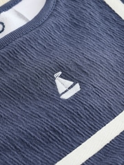Blue Square Baby Bibs 2 Pack - Image 5 of 5