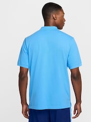 Nike Blue Club Short Sleeve Polo Shirt - Image 2 of 6