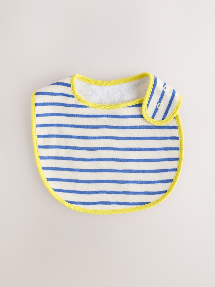 Bright Stripe Baby Stripe Bibs 5 Pack - Image 6 of 6