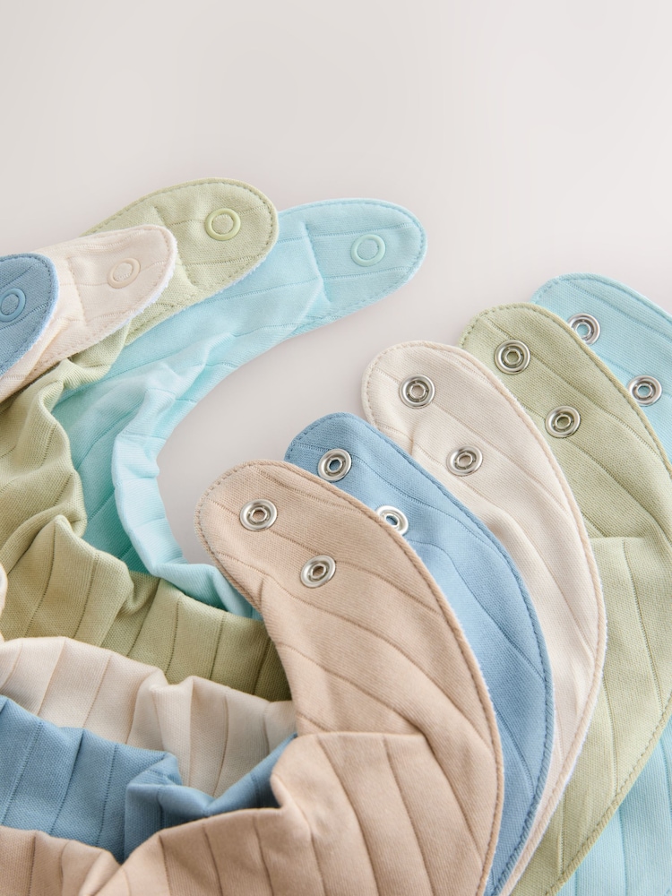 Multi - 100% coton Bébé manches courtes Body BIBS 5 Lot de - Image 7 of 8