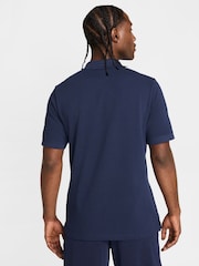 Nike Navy Club Short Sleeve Polo Shirt - Image 2 of 6