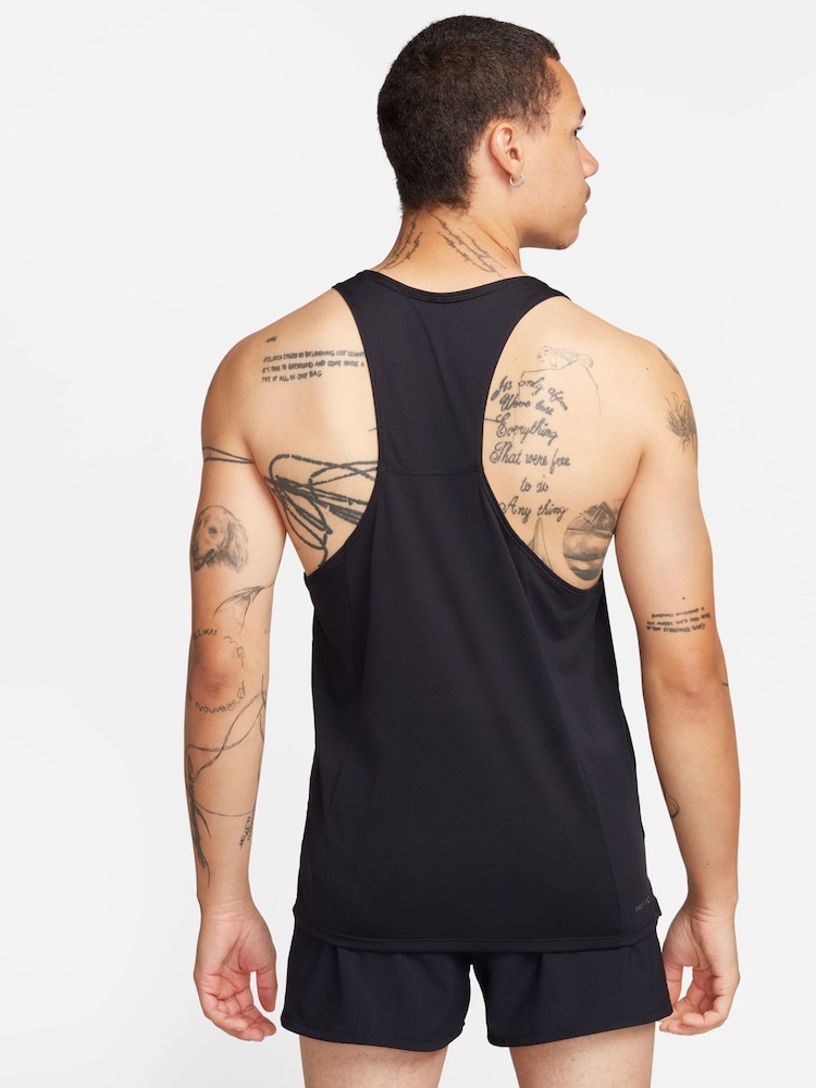 Nike Black Fast Dri-FIT Running Singlet Vest Top - Image 2 of 7
