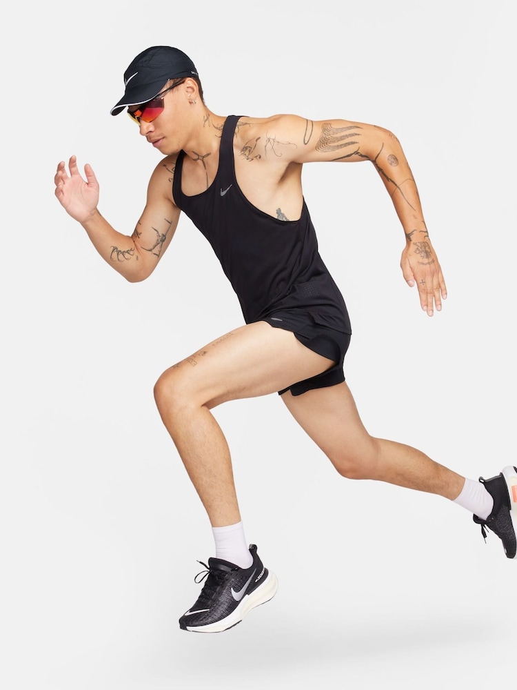 Nike Black Fast Dri-FIT Running Singlet Vest Top - Image 4 of 7