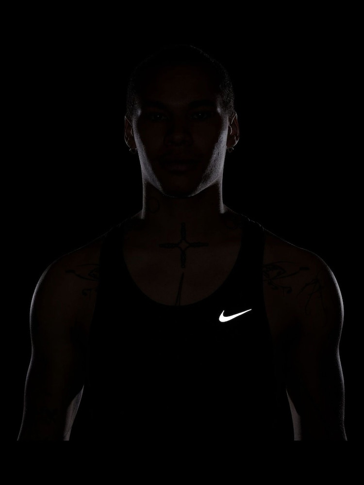 Nike Black Fast Dri-FIT Running Singlet Vest Top - Image 6 of 7