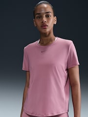 Nike Elemental Pink One Classic Dri-FIT Short Sleeve Top - Image 3 of 5