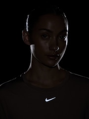 Nike Brown One Classic Dri-FIT Short Sleeve Top - Image 7 of 7