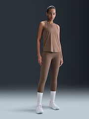 Nike Brown Dri-FIT One Classic Tank Top - Image 1 of 6