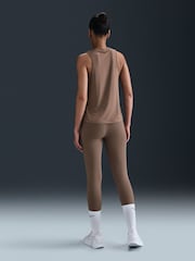 Nike Brown Dri-FIT One Classic Tank Top - Image 2 of 6