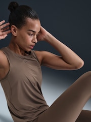 Nike Brown Dri-FIT One Classic Tank Top - Image 3 of 6