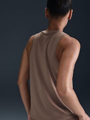 Nike Brown Dri-FIT One Classic Tank Top - Image 5 of 6