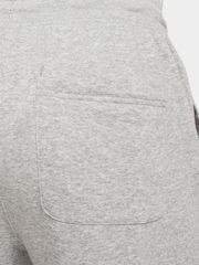 Nike Dark Grey Heather Club Graphic Print French Terry Shorts - Image 5 of 13