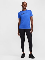 Nike Hyper Royal Blue Dri-FIT Graphic Swoosh Short Sleeve T-Shirt - Image 3 of 4
