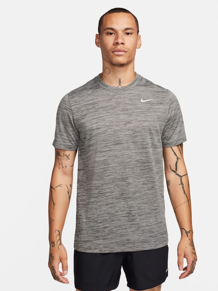 Nike Iron Grey Dri-FIT Training T-Shirt - Image 1 of 4