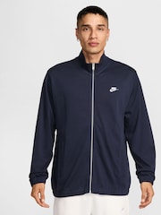 Nike Obsidian Club Knit 100% Cotton Grey Jacket - Image 1 of 3