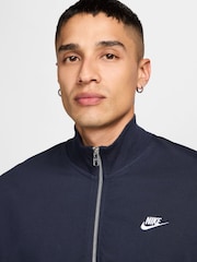 Nike Obsidian Club Knit 100% Cotton Grey Jacket - Image 3 of 3