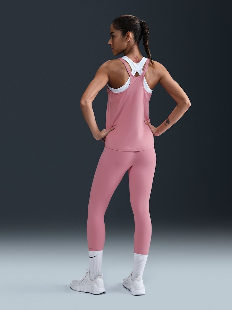 Nike Elemental Pink One Classic Dri-FIT Strappy Tank Top - Image 2 of 10