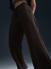 Nike Velvet Brown Phoenix Plush High Waisted Wide Leg Cozy Fleece Joggers - Image 4 of 5
