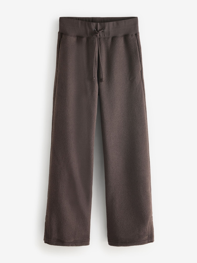 Nike Velvet Brown Phoenix Plush High Waisted Wide Leg Cozy Fleece Joggers - Image 5 of 5