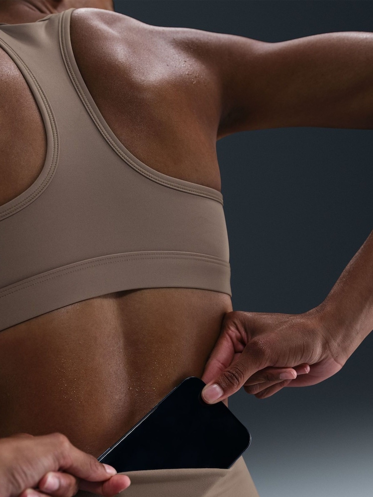 Nike Mink Brown Dri-FIT One High Waisted Leggings - Image 6 of 7