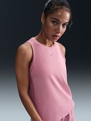 Nike Elemental Pink Dri-FIT One Classic Tank Top - Image 4 of 5