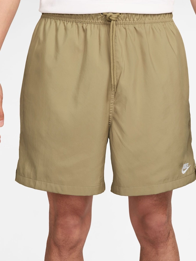 Nike Parachute Beige Club Woven Flow Shorts - Image 1 of 4