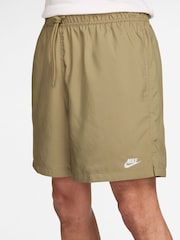 Nike Parachute Beige Club Woven Flow Shorts - Image 3 of 4