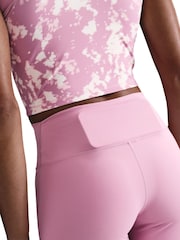 Nike Elemental Pink One High Waisted 7/8 Leggings - Image 10 of 12