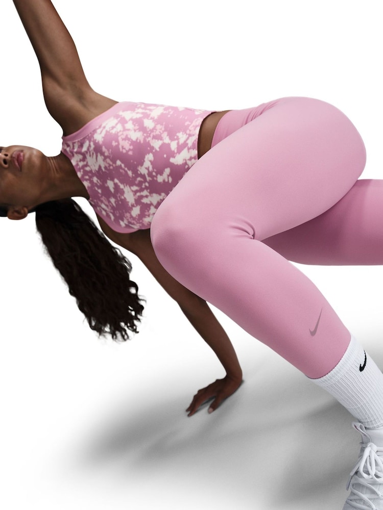 Nike Elemental Pink One High Waisted 7/8 Leggings - Image 12 of 12