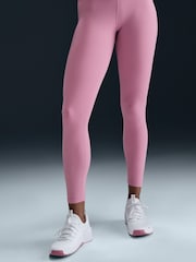 Nike Elemental Pink One High Waisted 7/8 Leggings - Image 3 of 12