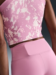 Nike Elemental Pink One High Waisted 7/8 Leggings - Image 4 of 12