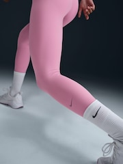 Nike Elemental Pink One High Waisted 7/8 Leggings - Image 5 of 12