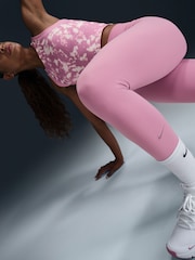 Nike Elemental Pink One High Waisted 7/8 Leggings - Image 6 of 12