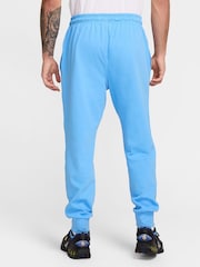 Nike University Blue Club Fleece Knit 100% Cotton Joggers - Image 2 of 4