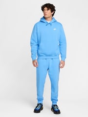 Nike University Blue Club Fleece Knit 100% Cotton Joggers - Image 4 of 4