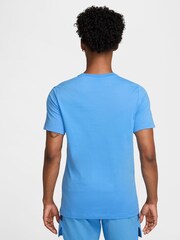 Nike University Blue Dri-FIT Trail Running T-Shirt - Image 2 of 4