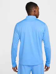 Nike University Blue Dri-FIT Pacer Quarter Zip Running Top - Image 2 of 7