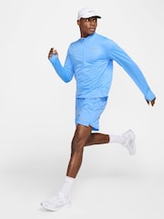 Nike University Blue Dri-FIT Pacer Quarter Zip Running Top - Image 5 of 7