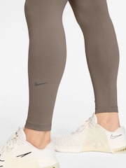 Nike Brown One High Waisted 7/8 Leggings - Image 3 of 8
