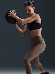 Nike Brown One High Waisted 7/8 Leggings - Image 6 of 8