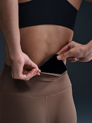 Nike Brown One High Waisted 7/8 Leggings - Image 8 of 8