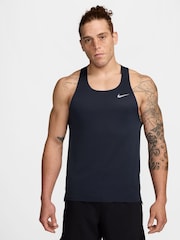 Nike Obsidian Fast Dri-FIT Running Singlet Vest Top - Image 1 of 3
