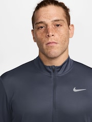 Nike Thunder Blue Dri-FIT Pacer Quarter Zip Running Top - Image 3 of 4