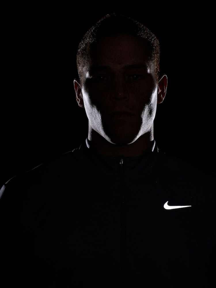 Nike Thunder Blue Dri-FIT Pacer Quarter Zip Running Top - Image 4 of 4