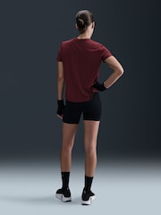 Nike Dark Team Red One Classic Dri-FIT Short Sleeve Top - Image 2 of 5